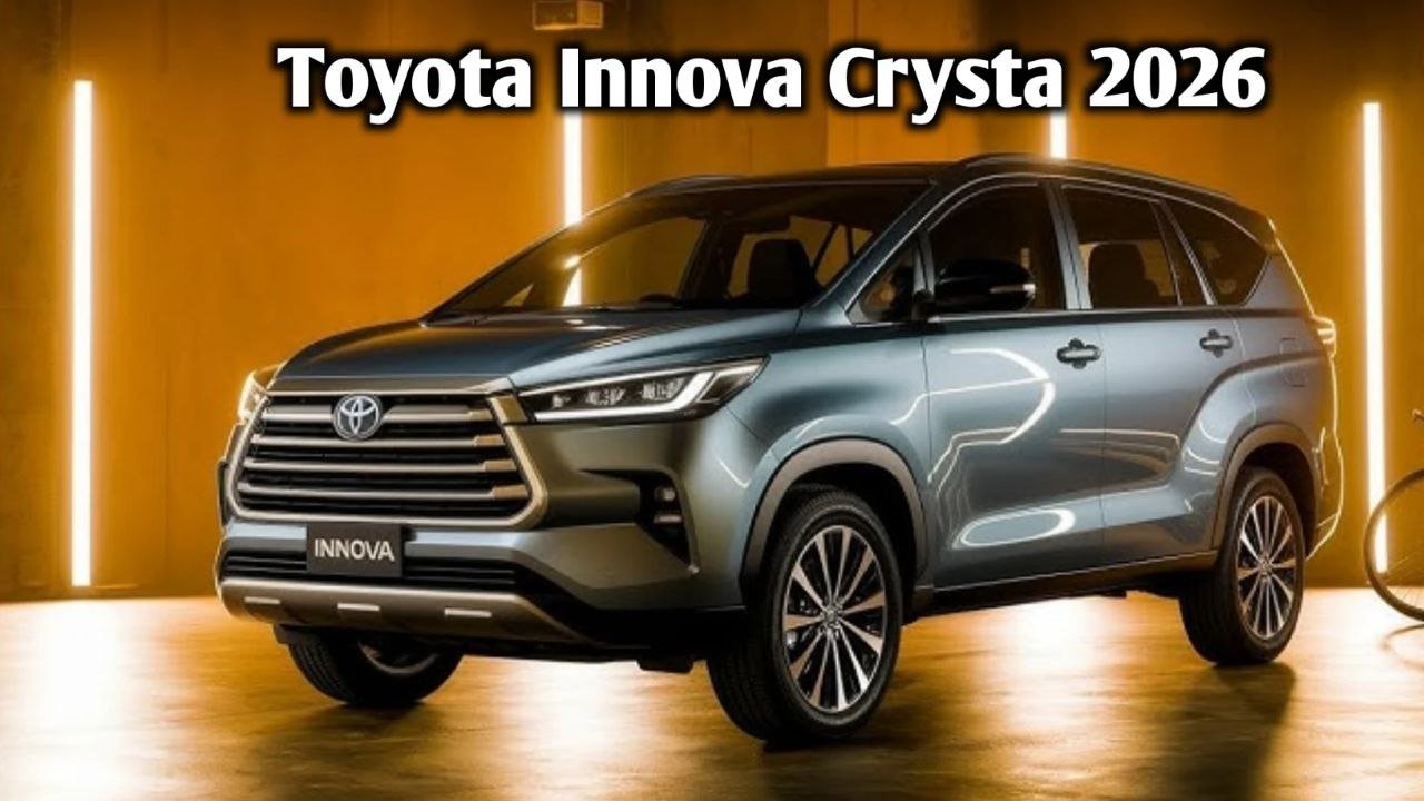 जल्दी मार्केट में आधुनिक फीचर्स और लग्जरी लुक के साथ रीलांच होगी Toyota Innova Crysta 2026 जाने सभी फीचर्स